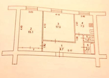 2-комнатная квартира, Сахарова, д.19